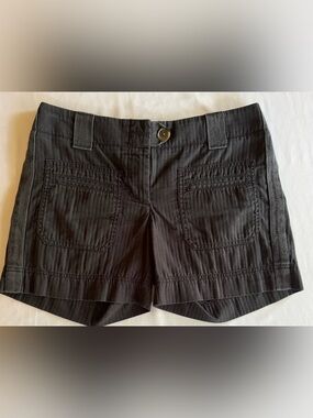 J.Crew Chino Utility Cargo Shorts Womens Size 0 Gray Cotton City Fit